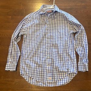 Mens Vineyard Vines blue and white button down (Murray Shirt)